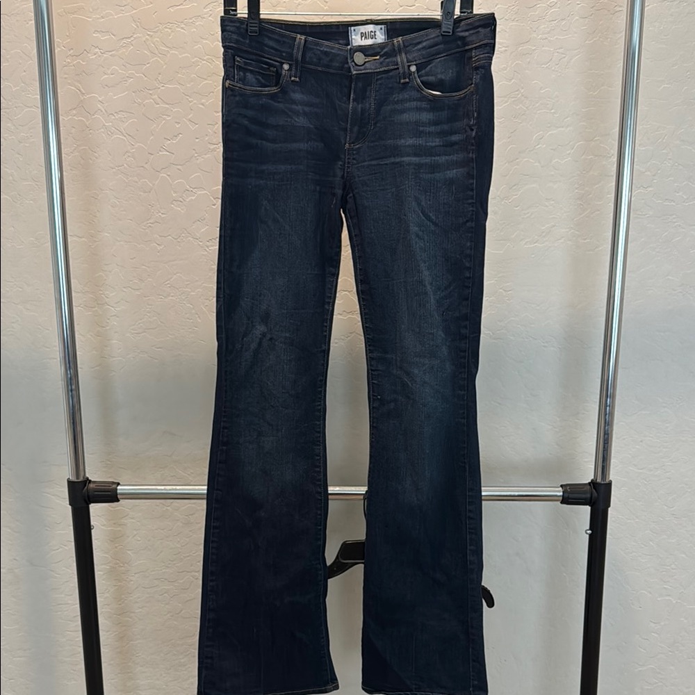PAIGE Blue Boot Cut Jeans Classic Style